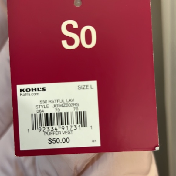 Light Pink vest - Picture 3 of 3